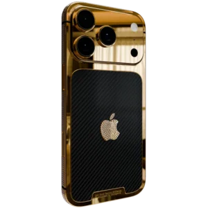 24K Gold Carbon Brilliance iPhone 17 Pro & Pro Max
